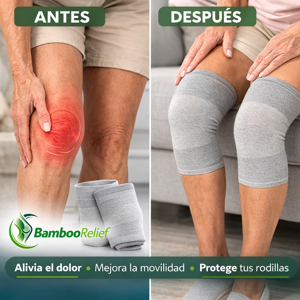 RODILLERA DE COMPRESIÓN PREMIUM DE BAMBÚ